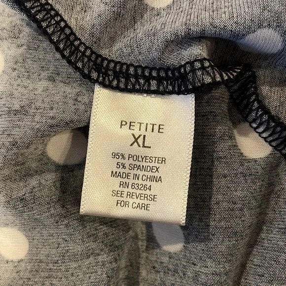 Roz & Ali cap sleeve polka dot cinch waist midi dress - Picture 7 of 7